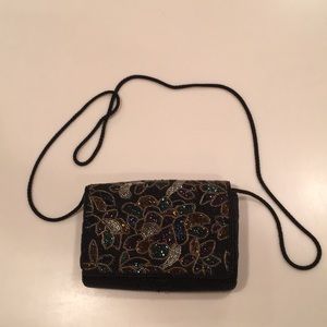 Beaded evening purse